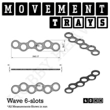 Load image into Gallery viewer, 40mm Movement Trays for 28mm Miniatures | Tabletop Wargames Compatible | Full Range - ModelBricks

