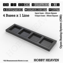 Load image into Gallery viewer, Square and Rectangle Movement Trays Adapters for Tabletop Games - ModelBricks
