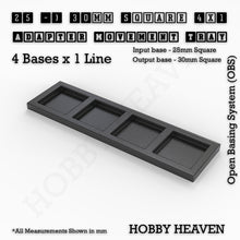 Load image into Gallery viewer, Square and Rectangle Movement Trays Adapters for Tabletop Games - ModelBricks
