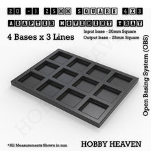 Load image into Gallery viewer, Square and Rectangle Movement Trays Adapters for Tabletop Games - ModelBricks
