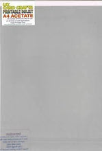 Load image into Gallery viewer, 50 x Printable Inkjet A4 Clear Acetate Film. 100 Micron - Bulk Buy - ModelBricks
