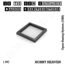 Load image into Gallery viewer, Square to Square Bases Size Converters 3d Print Full Range - ModelBricks
