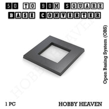 Load image into Gallery viewer, Square to Square Bases Size Converters 3d Print Full Range - ModelBricks
