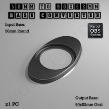 Load image into Gallery viewer, Round To Oval Bases Size Converters 3d Print Full Range - ModelBricks
