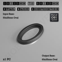 Load image into Gallery viewer, Oval To Oval Bases Size Converters 3d Print Full Range - ModelBricks
