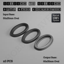 Load image into Gallery viewer, Oval To Oval Bases Size Converters 3d Print Full Range - ModelBricks
