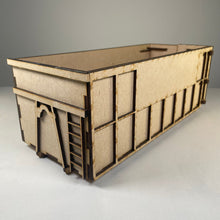 Load image into Gallery viewer, Roll-on / Roll-off Skip (RORO) - Pre-Built Model By Curious Rabbit ® - ModelBricks
