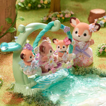 Load image into Gallery viewer, Sylvanian Families Deer Babies Floral Swing Set Toy for Ages 3 and Up
