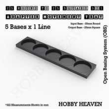 Load image into Gallery viewer, Round to Square Movement Trays Adapters for Tabletop Games - ModelBricks
