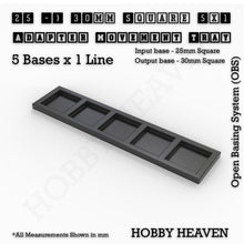Load image into Gallery viewer, Square and Rectangle Movement Trays Adapters for Tabletop Games - ModelBricks
