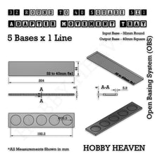 Load image into Gallery viewer, Round to Square Movement Trays Adapters for Tabletop Games - ModelBricks
