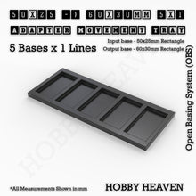 Load image into Gallery viewer, Square and Rectangle Movement Trays Adapters for Tabletop Games - ModelBricks
