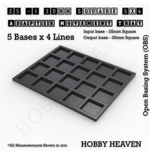 Load image into Gallery viewer, Square and Rectangle Movement Trays Adapters for Tabletop Games - ModelBricks
