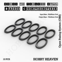 Load image into Gallery viewer, Oval To Oval Bases Size Converters 3d Print Full Range - ModelBricks
