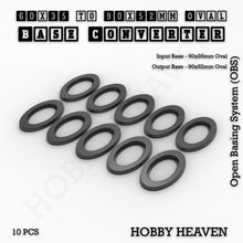 Load image into Gallery viewer, Oval To Oval Bases Size Converters 3d Print Full Range - ModelBricks
