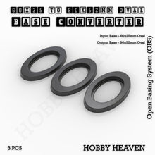 Load image into Gallery viewer, Oval To Oval Bases Size Converters 3d Print Full Range - ModelBricks
