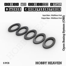 Load image into Gallery viewer, Oval To Oval Bases Size Converters 3d Print Full Range - ModelBricks

