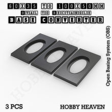 Load image into Gallery viewer, Wargaming Oval to Rectangle Base Converters – Tabletop Games | 3D Printed Tabletop Accessories - ModelBricks
