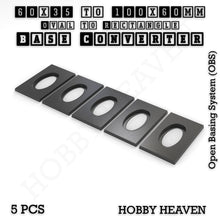 Load image into Gallery viewer, Wargaming Oval to Rectangle Base Converters – Tabletop Games | 3D Printed Tabletop Accessories - ModelBricks

