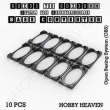 Load image into Gallery viewer, Wargaming Oval to Rectangle Base Converters – Tabletop Games | 3D Printed Tabletop Accessories - ModelBricks
