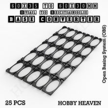Load image into Gallery viewer, Wargaming Oval to Rectangle Base Converters – Tabletop Games | 3D Printed Tabletop Accessories - ModelBricks
