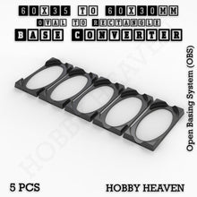 Load image into Gallery viewer, Wargaming Oval to Rectangle Base Converters – Tabletop Games | 3D Printed Tabletop Accessories - ModelBricks
