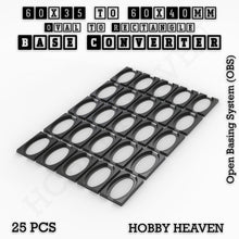 Load image into Gallery viewer, Wargaming Oval to Rectangle Base Converters – Tabletop Games | 3D Printed Tabletop Accessories - ModelBricks
