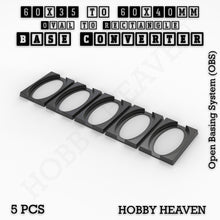 Load image into Gallery viewer, Wargaming Oval to Rectangle Base Converters – Tabletop Games | 3D Printed Tabletop Accessories - ModelBricks

