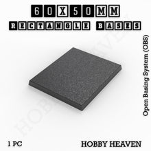 Load image into Gallery viewer, Rectangle Bases Range Sizes - 75x30mm to 125x40mm Medium Sizes 3d Print Full Range Tabletop Games - ModelBricks
