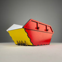 Load image into Gallery viewer, Skip Waste Container - Pre-Built Model by Curious Rabbit ® - ModelBricks
