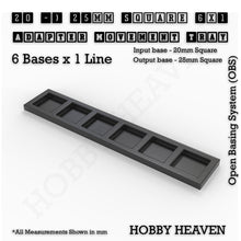 Load image into Gallery viewer, Square and Rectangle Movement Trays Adapters for Tabletop Games - ModelBricks
