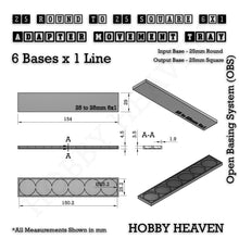 Load image into Gallery viewer, Round to Square Movement Trays Adapters for Tabletop Games - ModelBricks
