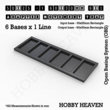 Load image into Gallery viewer, Square and Rectangle Movement Trays Adapters for Tabletop Games - ModelBricks
