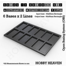 Load image into Gallery viewer, Square and Rectangle Movement Trays Adapters for Tabletop Games - ModelBricks
