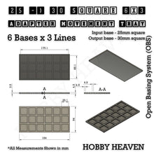 Load image into Gallery viewer, Square and Rectangle Movement Trays Adapters for Tabletop Games - ModelBricks
