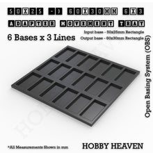 Load image into Gallery viewer, Square and Rectangle Movement Trays Adapters for Tabletop Games - ModelBricks
