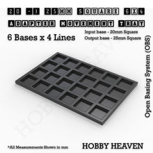 Load image into Gallery viewer, Square and Rectangle Movement Trays Adapters for Tabletop Games - ModelBricks

