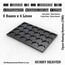 Load image into Gallery viewer, Round to Square Movement Trays Adapters for Tabletop Games - ModelBricks
