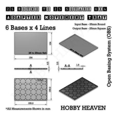 Load image into Gallery viewer, Round to Square Movement Trays Adapters for Tabletop Games - ModelBricks
