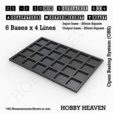 Load image into Gallery viewer, Square and Rectangle Movement Trays Adapters for Tabletop Games - ModelBricks
