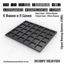 Load image into Gallery viewer, Square and Rectangle Movement Trays Adapters for Tabletop Games - ModelBricks
