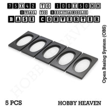 Load image into Gallery viewer, Wargaming Oval to Rectangle Base Converters – Tabletop Games | 3D Printed Tabletop Accessories - ModelBricks
