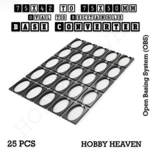 Load image into Gallery viewer, Wargaming Oval to Rectangle Base Converters – Tabletop Games | 3D Printed Tabletop Accessories - ModelBricks
