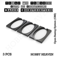 Load image into Gallery viewer, Wargaming Oval to Rectangle Base Converters – Tabletop Games | 3D Printed Tabletop Accessories - ModelBricks
