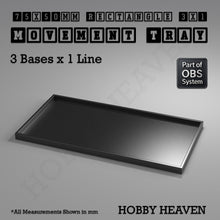 Load image into Gallery viewer, Rectangle Movement Trays | Cavalry &amp; Monsters | 50×25-100×60mm | OBS System - ModelBricks
