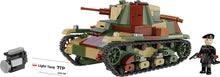 Load image into Gallery viewer, 7TP Light Tank brick model - COBI 2661 - 669 bricks
