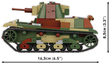 Load image into Gallery viewer, 7TP Light Tank brick model - COBI 2661 - 669 bricks
