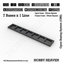 Load image into Gallery viewer, Square and Rectangle Movement Trays Adapters for Tabletop Games - ModelBricks

