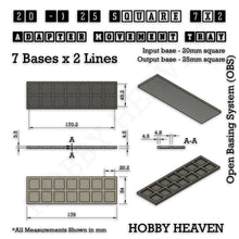 Load image into Gallery viewer, Square and Rectangle Movement Trays Adapters for Tabletop Games - ModelBricks
