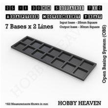 Load image into Gallery viewer, Square and Rectangle Movement Trays Adapters for Tabletop Games - ModelBricks
